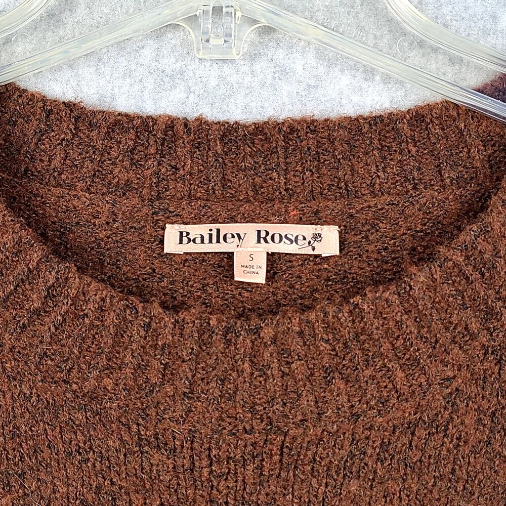 Bailey Rose See You Cowboy sweater in Brown, Small, oversized - Picture 3 of 6